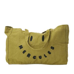 CANVAS TOTE SMILEY MATCHA