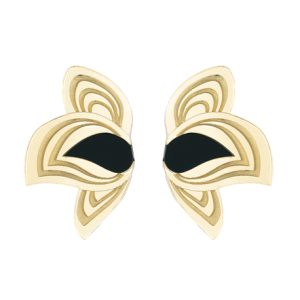 PENDIENTES OJOS DORADOS